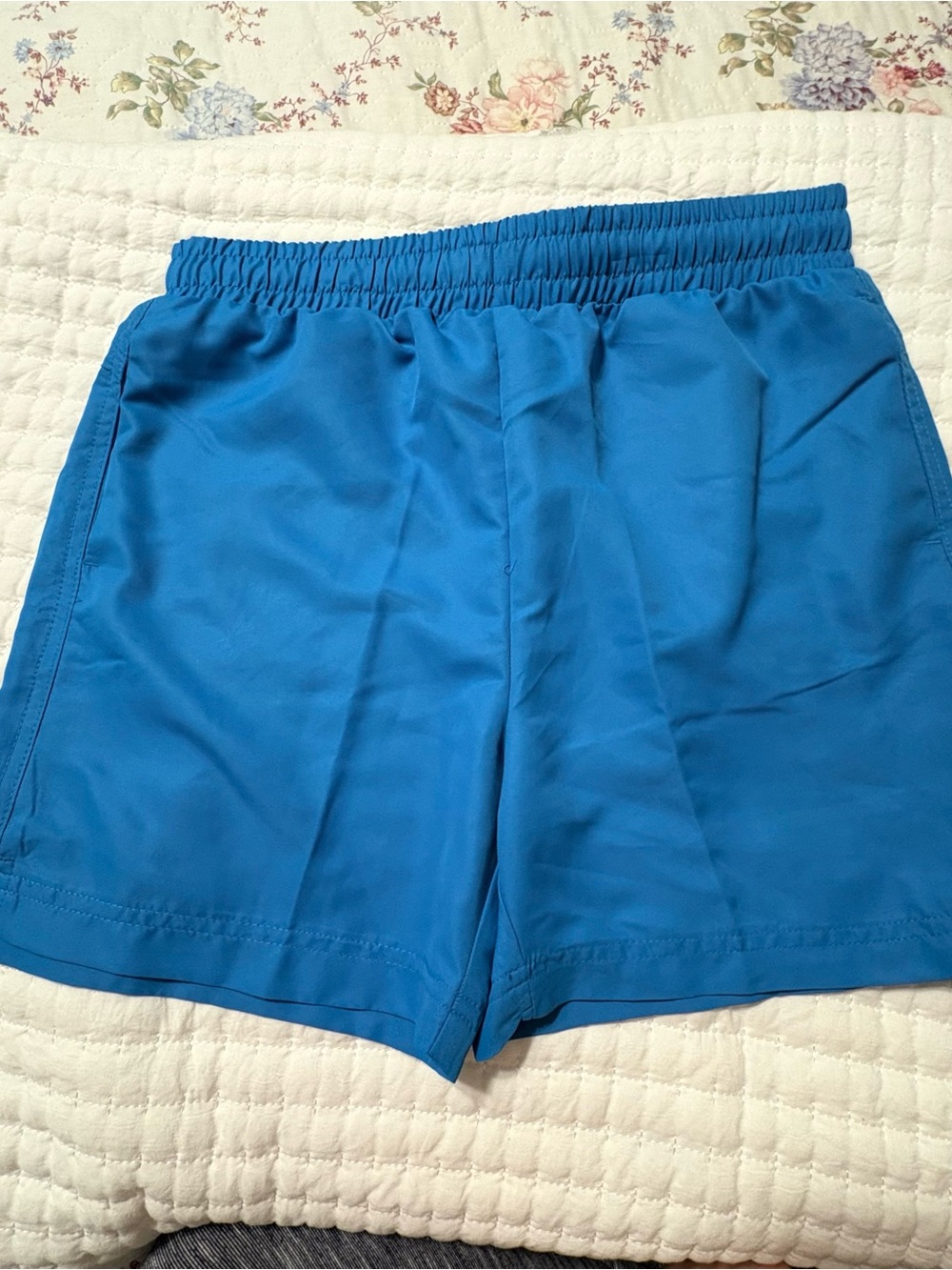 BCG boy’s Blue Elastic-Waist Athletic Shorts